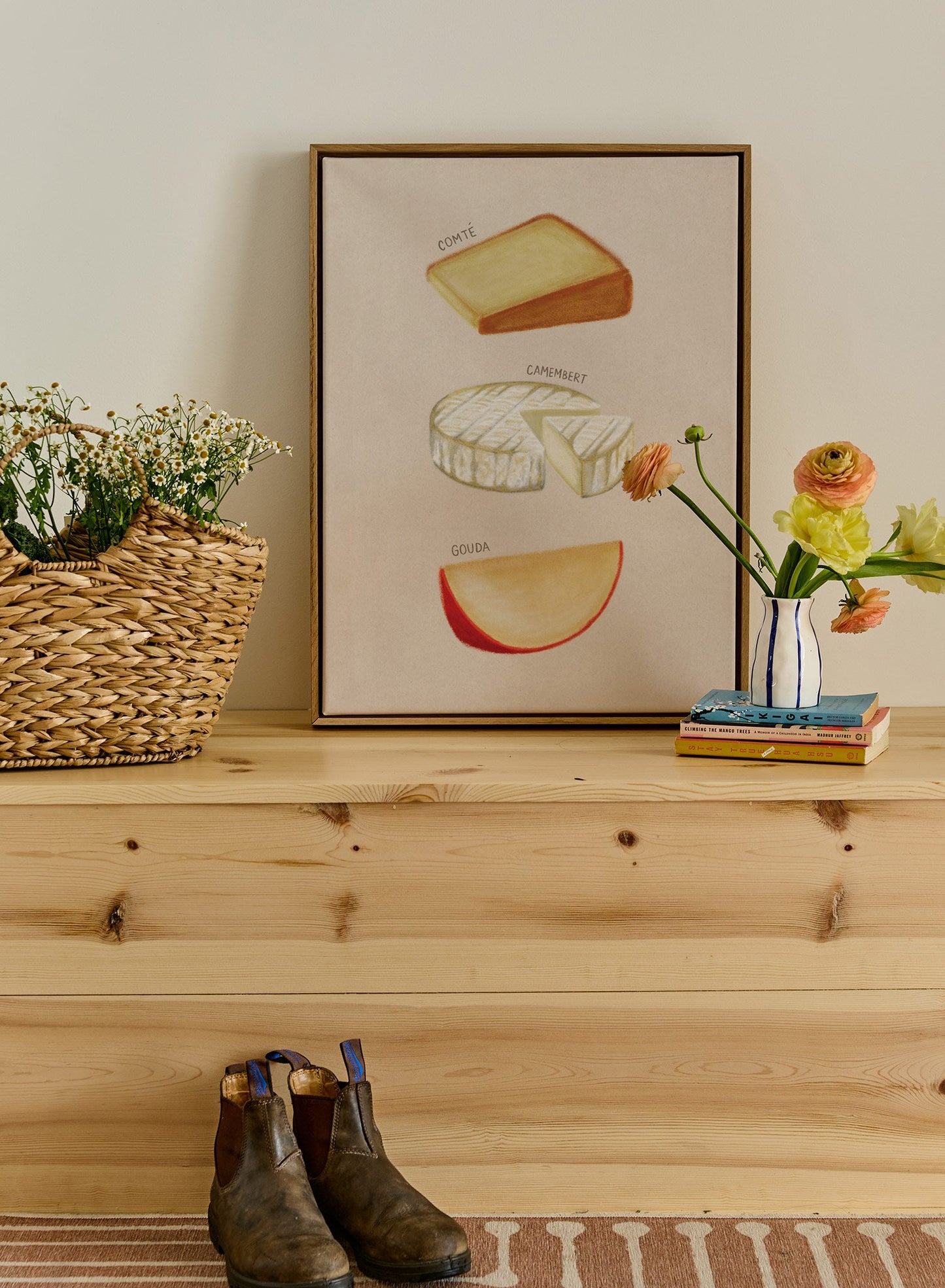 Hand Drawn Cheeses 2, Poster