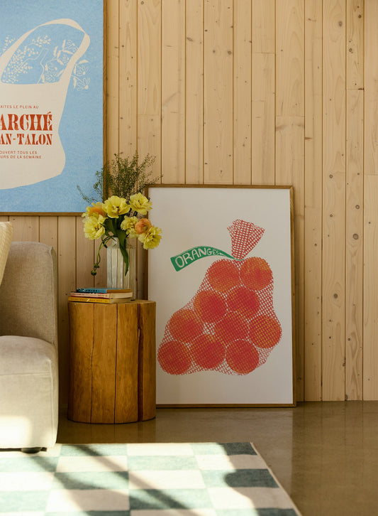 Florida Oranges Overprint, Poster
