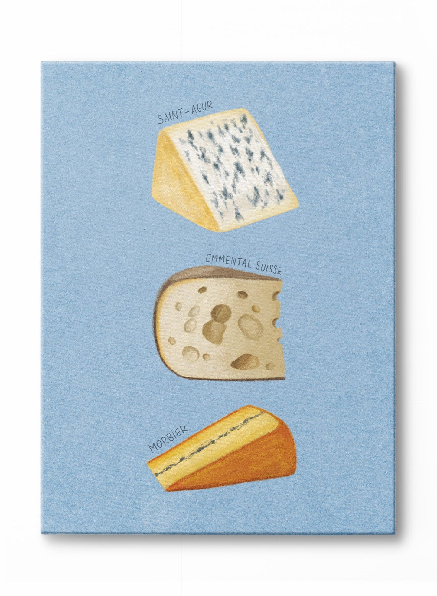 Hand Drawn Cheeses 1, Poster