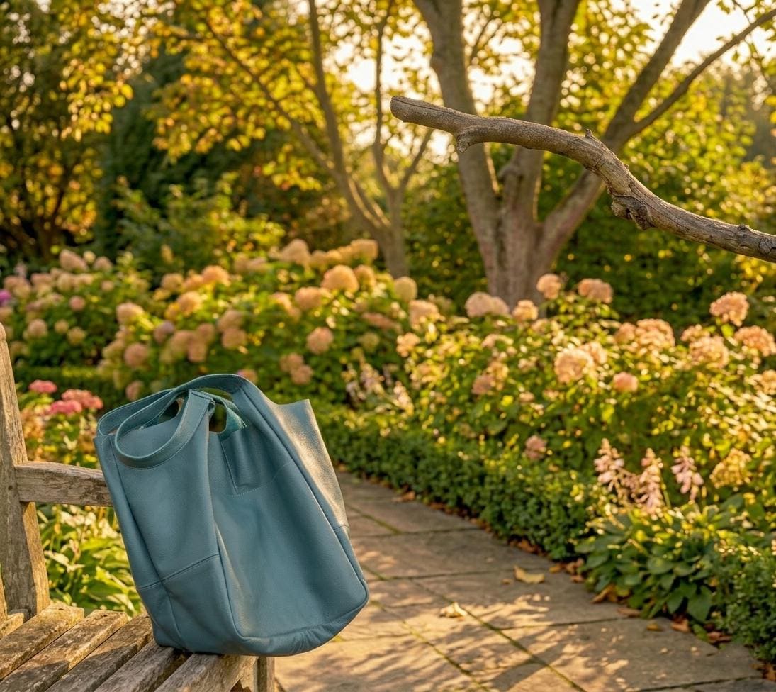 Oversized Navy Blue Leather Tote Bag, Soft Slouchy Weekender Travel Carryall