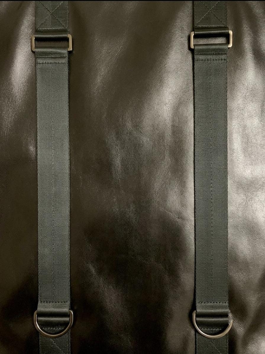 The Ultimate All-Day Shopper: Genuine Soft-Touch Black Leather
