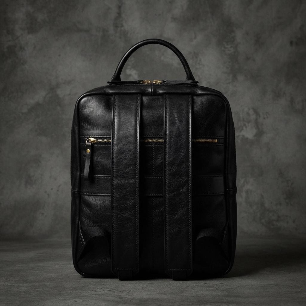 Handcrafted Tuscan Leather Backpack, Professional Laptop Travel Rucksack, Men Women Daypack