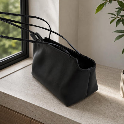 Lambskin Shoulder Bags, Small Leather Tote Bag, 2026 New Trendy Handbags