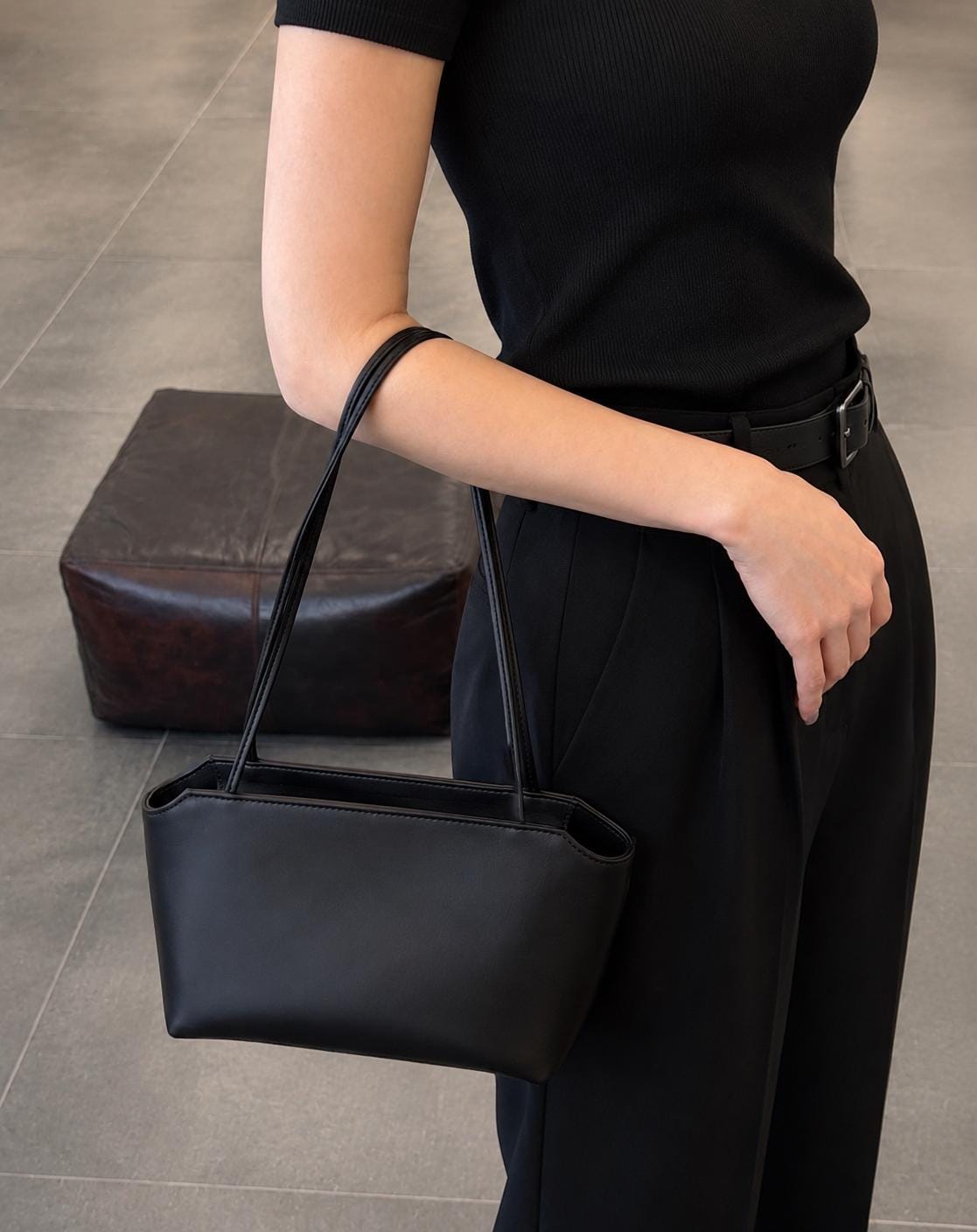 Lambskin Shoulder Bags, Small Leather Tote Bag, 2026 New Trendy Handbags