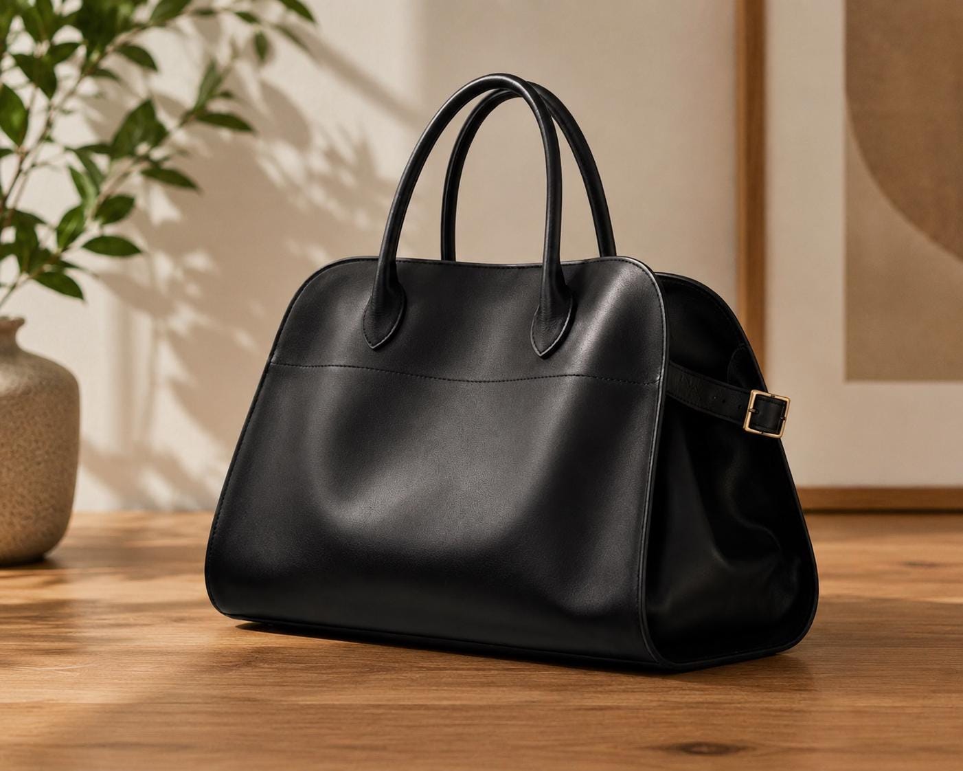 Genuine Suede Leather Tote Bag, Minimalist Cowhide Shoulder Handbag, Everyday Work Purse